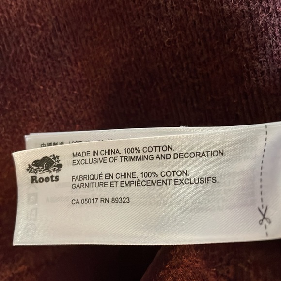 Roots Men’s Sweatshirt with half zip Size small - Picture 5 of 6